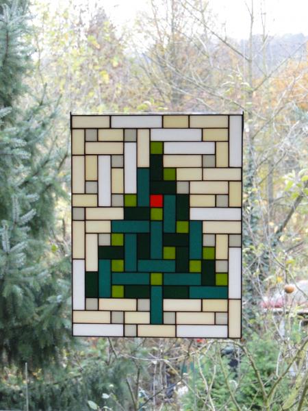 Pattern Christmas Window panel Seasonal Tree