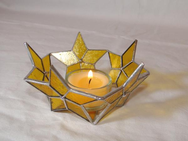 Designvorlage Teelichter Tischschmuck Sterne