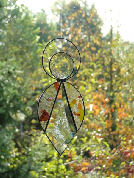 Designvorlage Fensterschmuck Schutzengel
