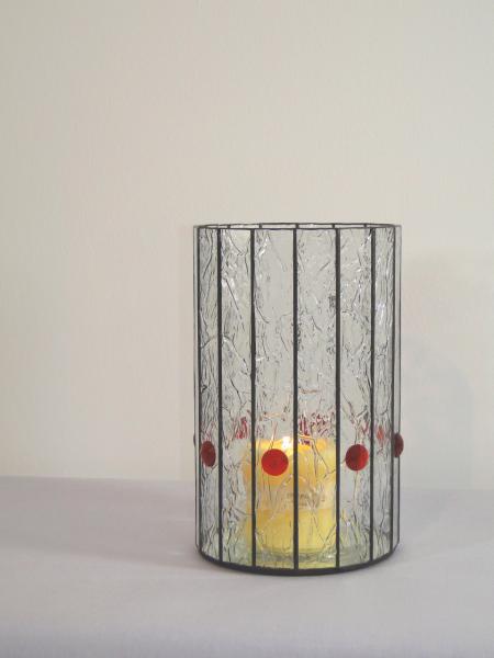 Pattern candle holder Glass Jewels 02
