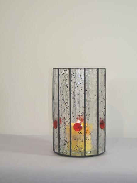 Pattern candle holder Glass Jewels 01