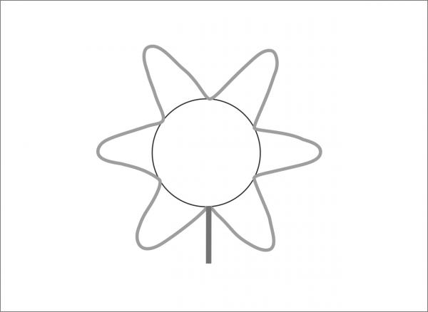 Designvorlage Grünschnabel & Co. Stern