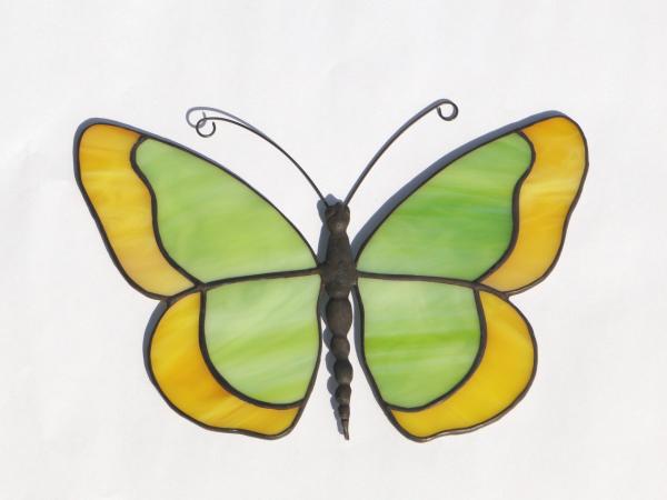 Designvorlage Glasfigur Schmetterling MONA fliegend